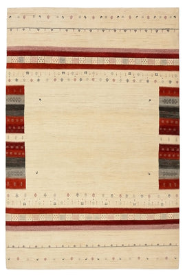 Gabbeh Teppich - Loribaft Indus - 297 x 198 cm - hellbeige