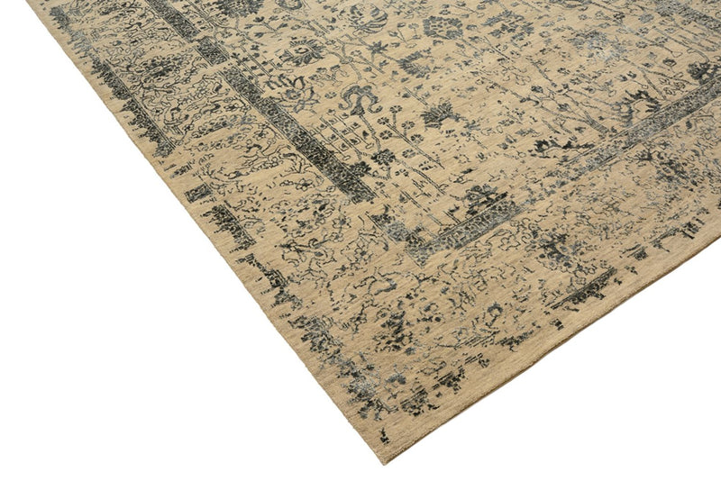 Designer Teppich - 302 x 201 cm - dunkelbeige