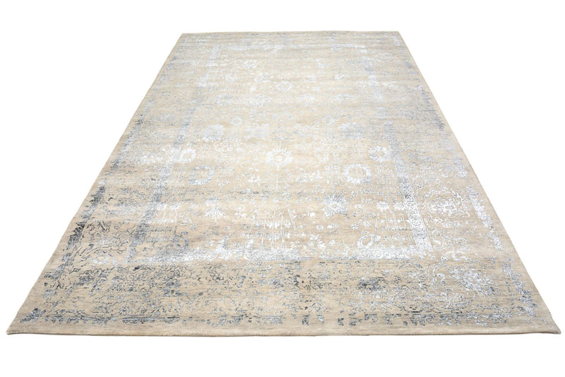 Designer Teppich - 302 x 201 cm - dunkelbeige