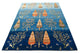 Gabbeh Teppich - Loribaft Indus - 203 x 155 cm - seeblau