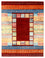 Gabbeh Teppich - Loribaft Indus - 199 x 153 cm - rot