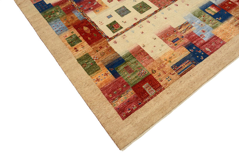 Gabbeh Teppich - Loribaft Indus - 244 x 177 cm - mehrfarbig