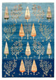 Gabbeh Teppich - Loribaft Indus - 247 x 173 cm - seeblau