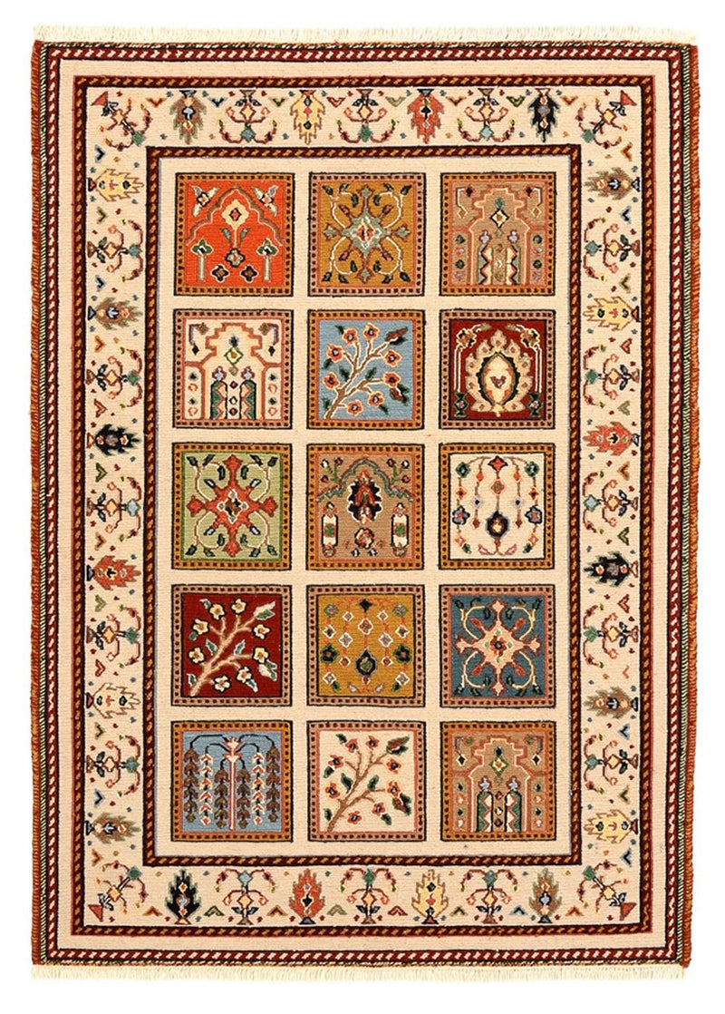 Orientteppich - 117 x 84 cm - creme