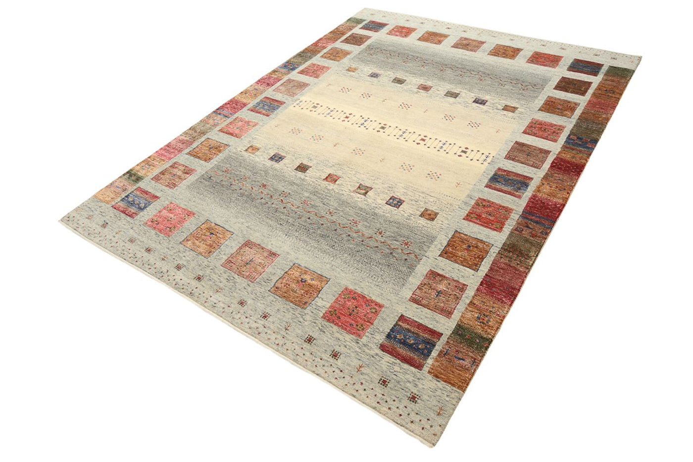 Tapis Loribaft indien Tapis 242x177cm - Tapis en laine