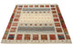 Gabbeh Teppich - Loribaft Indus quadratisch  - 156 x 156 cm - dunkelbeige