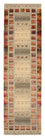 Läufer Gabbeh - Loribaft Indus - 306 x 85 cm - dunkelbeige