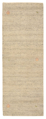 Läufer Gabbeh - Loribaft Indus - 238 x 82 cm - dunkelbeige