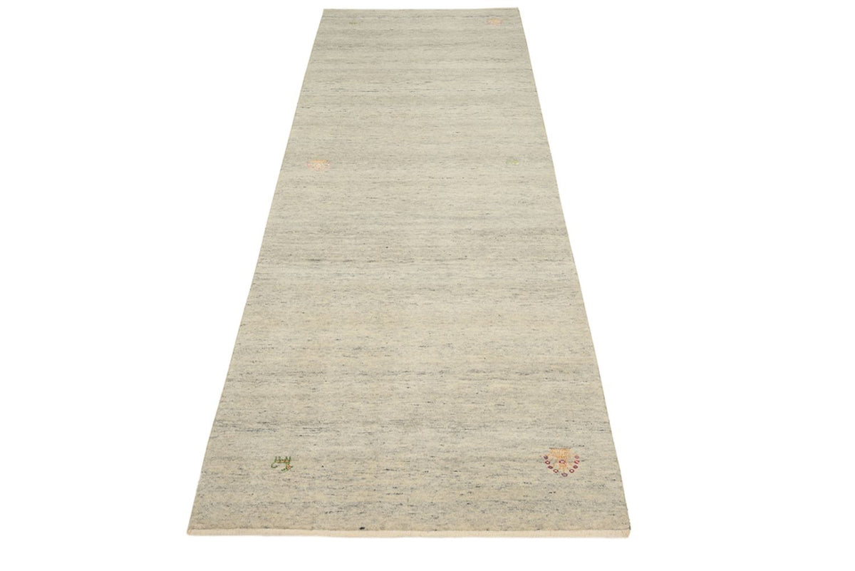 Läufer Gabbeh - Loribaft Indus - 241 x 85 cm - dunkelbeige