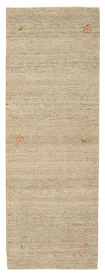 Läufer Gabbeh - Loribaft Indus - 237 x 82 cm - dunkelbeige