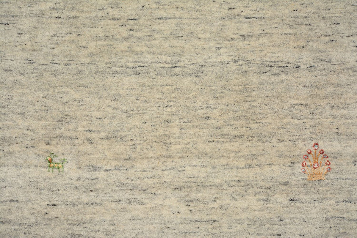 Läufer Gabbeh - Loribaft Indus - 237 x 82 cm - dunkelbeige