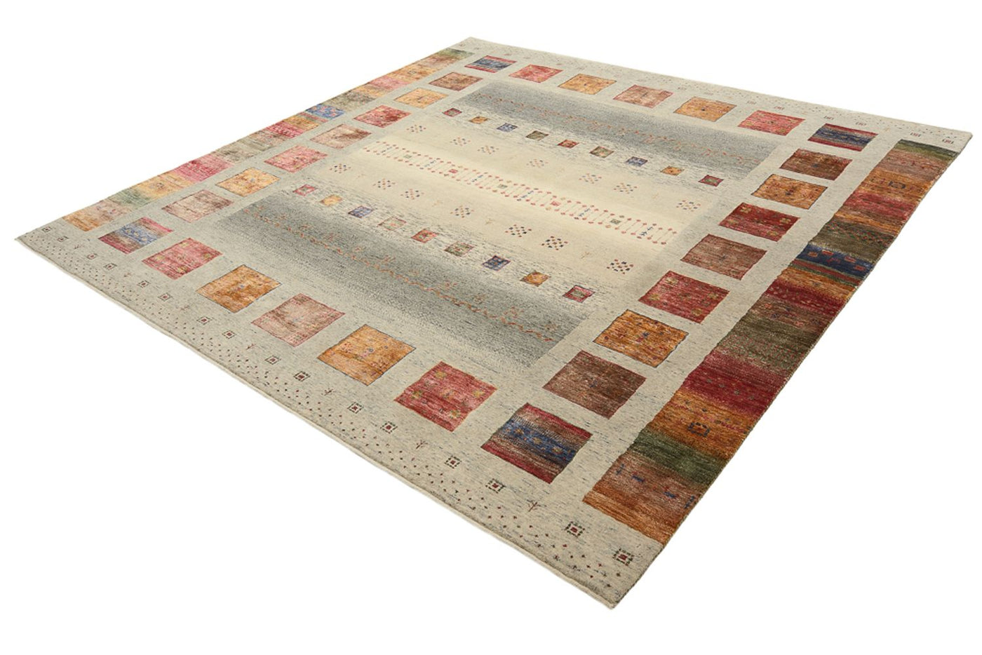 Tapis Loribaft indien Tapis 249x248cm - Tapis en laine