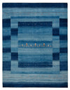 Tapis Loribaft indien Tapis 253x329cm - Tapis en laine - bleu de mer - Rectangle / Bleu de mer / 253 x 329 cm Rectangle