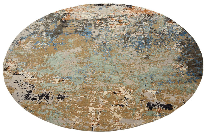 Designer Teppich - 239 x 237 cm - mehrfarbig