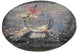 Designer Teppich rund  - 185 x 183 cm - mehrfarbig