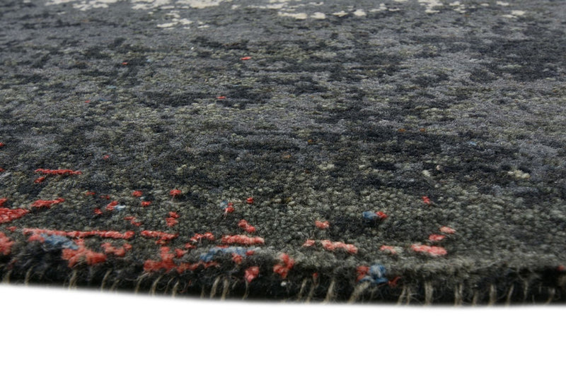 Designer Teppich rund  - 185 x 183 cm - mehrfarbig