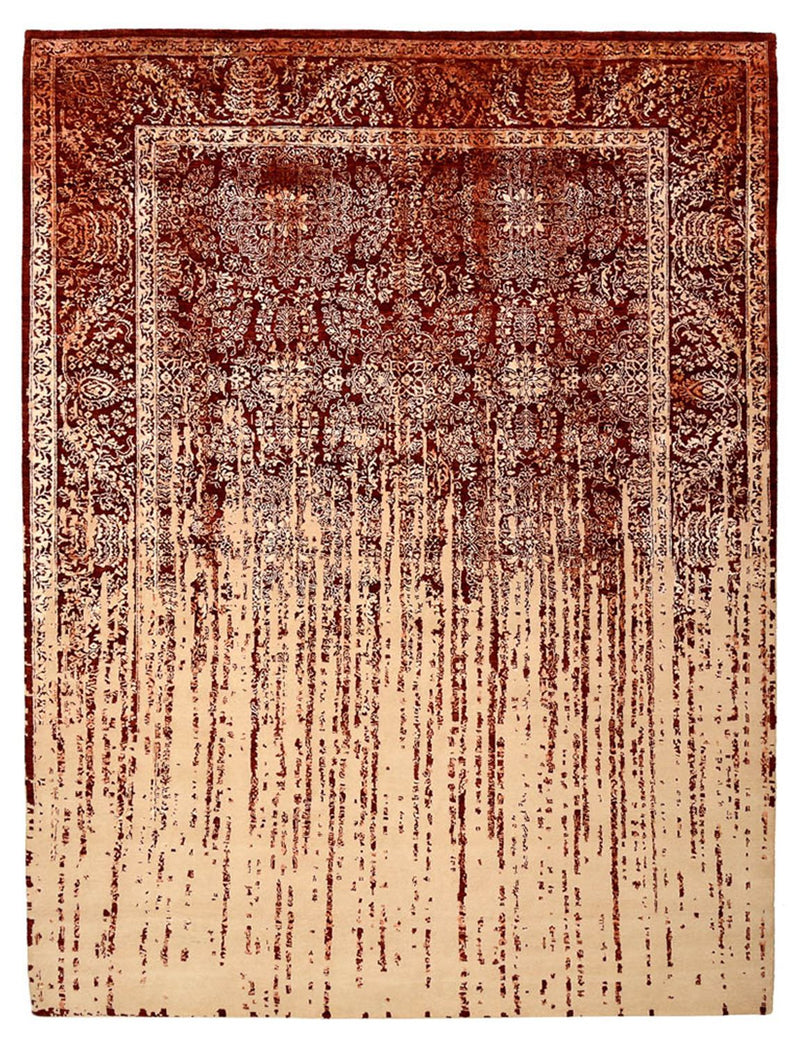 Designer Teppich - 337 x 258 cm - mehrfarbig