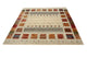 Gabbeh Teppich - Loribaft Indus quadratisch  - 206 x 205 cm - mehrfarbig