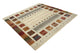 Gabbeh Teppich - Loribaft Indus quadratisch  - 206 x 205 cm - mehrfarbig