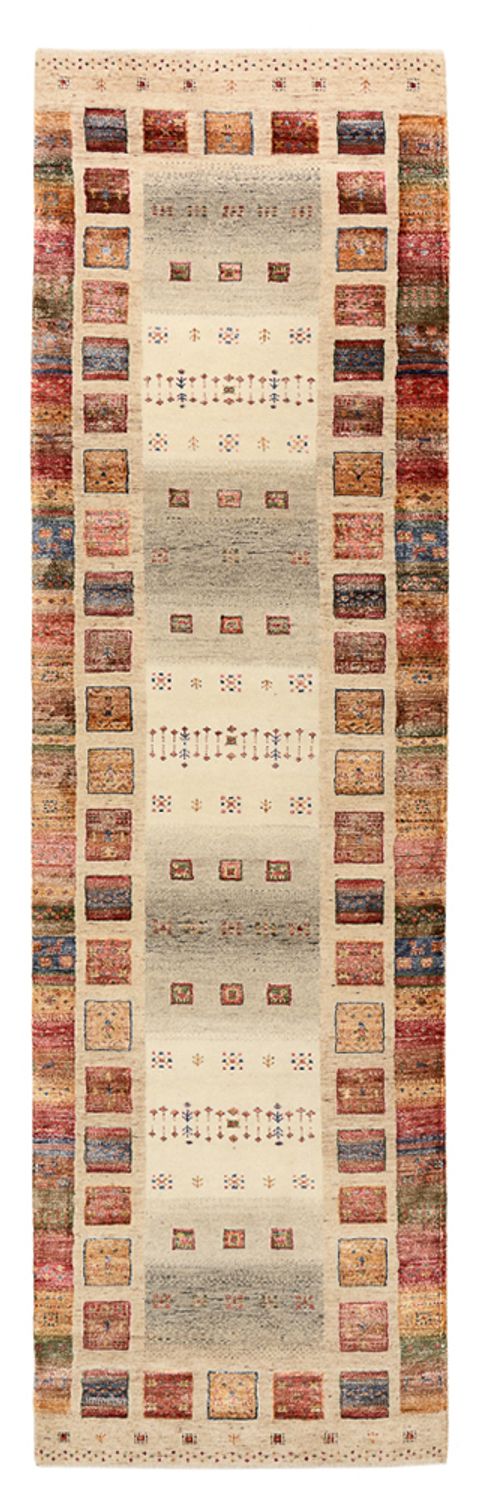 Läufer Gabbeh - Loribaft Indus - 298 x 84 cm - mehrfarbig
