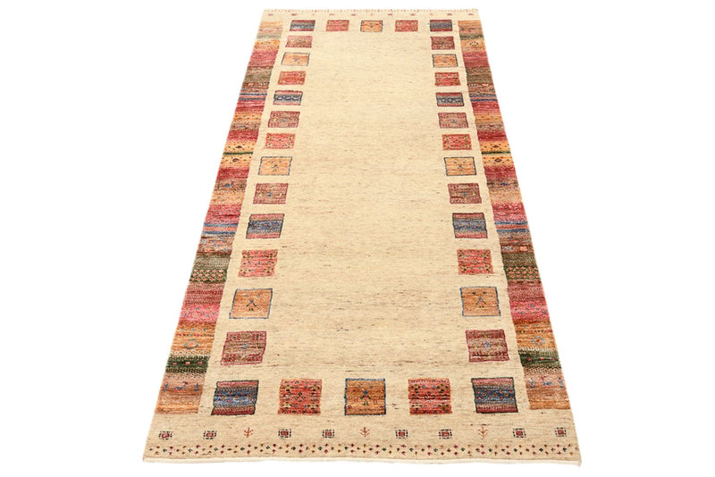 Läufer Gabbeh - Loribaft Indus - 202 x 94 cm - mehrfarbig