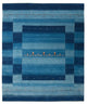 Gabbeh Teppich - Loribaft Indus - 299 x 250 cm - seeblau