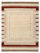 Gabbeh Teppich - Loribaft Indus - 205 x 152 cm - hellbeige
