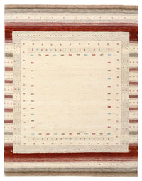 Tappeto Gabbeh - Loribaft Indus - 194 x 154 cm - beige chiaro