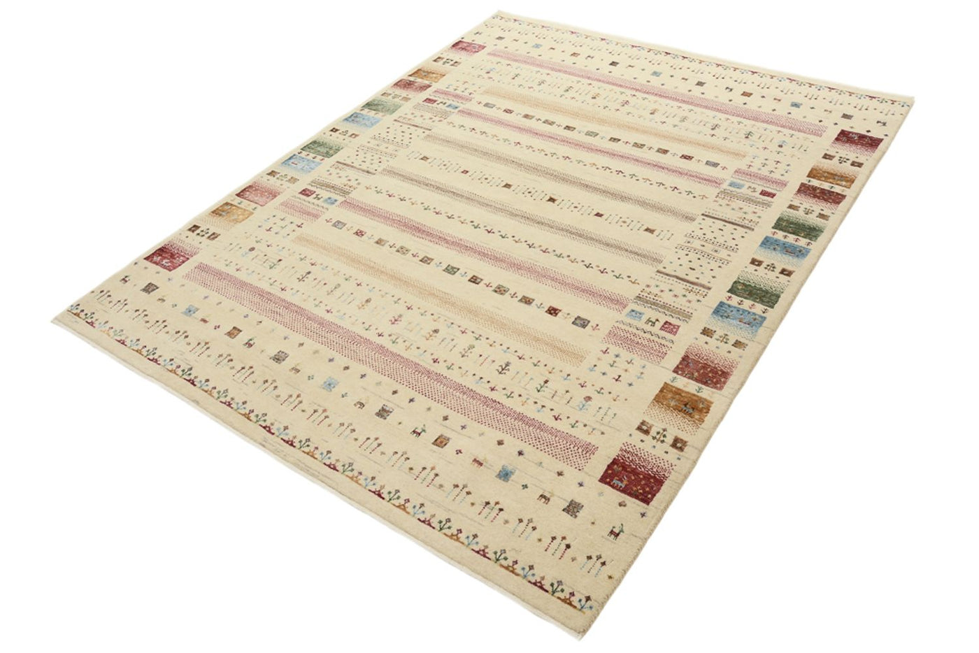 Loribaft Indo Tappeto 201x155cm - Tappeto di lana