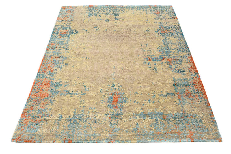 Designer Teppich - 196 x 152 cm - camel