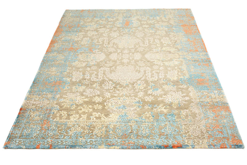 Designer Teppich - 196 x 152 cm - camel