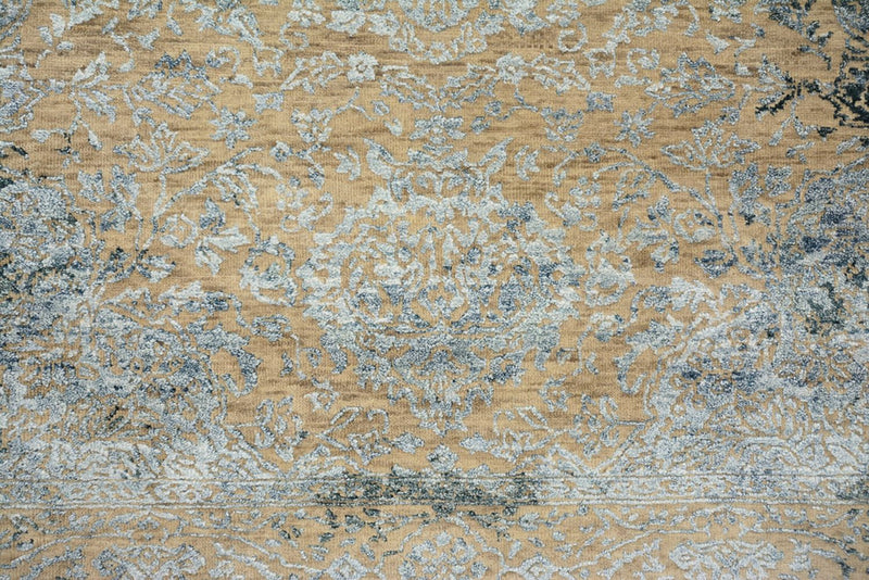 Designer Teppich - 197 x 145 cm - caramel
