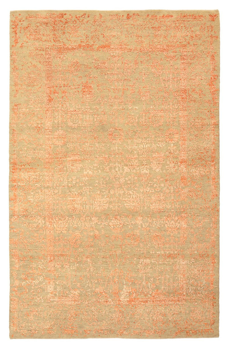 Designer Teppich - 184 x 121 cm - rost