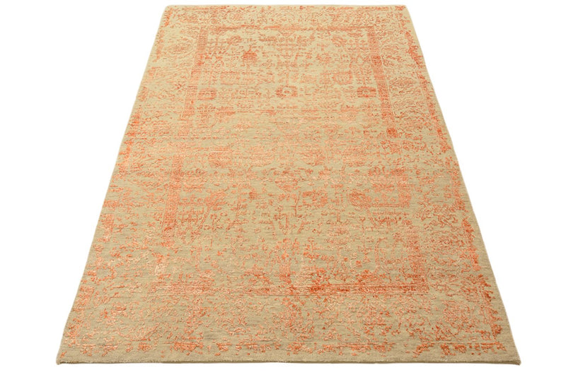 Designer Teppich - 184 x 121 cm - rost