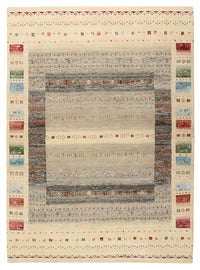 Tapis Gabbeh - Loribaft Indus - 244 x 177 cm - beige clair