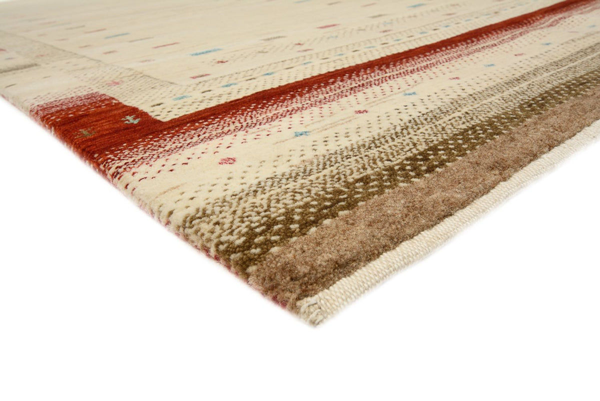 Läufer Gabbeh - Loribaft Indus - 298 x 83 cm - hellbeige