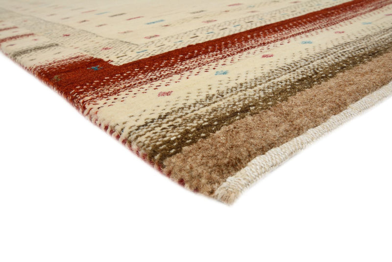 Läufer Gabbeh - Loribaft Indus - 243 x 84 cm - hellbeige