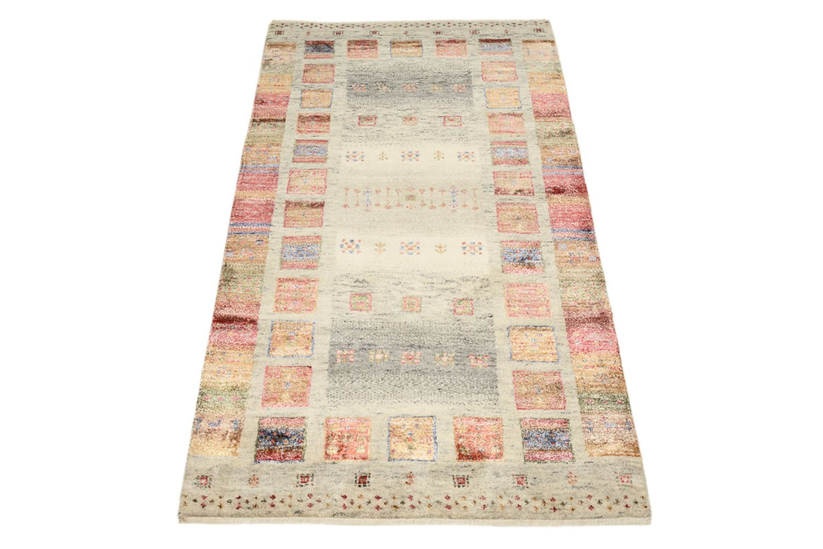 Gabbeh Teppich - Loribaft Indus - 141 x 76 cm - mehrfarbig