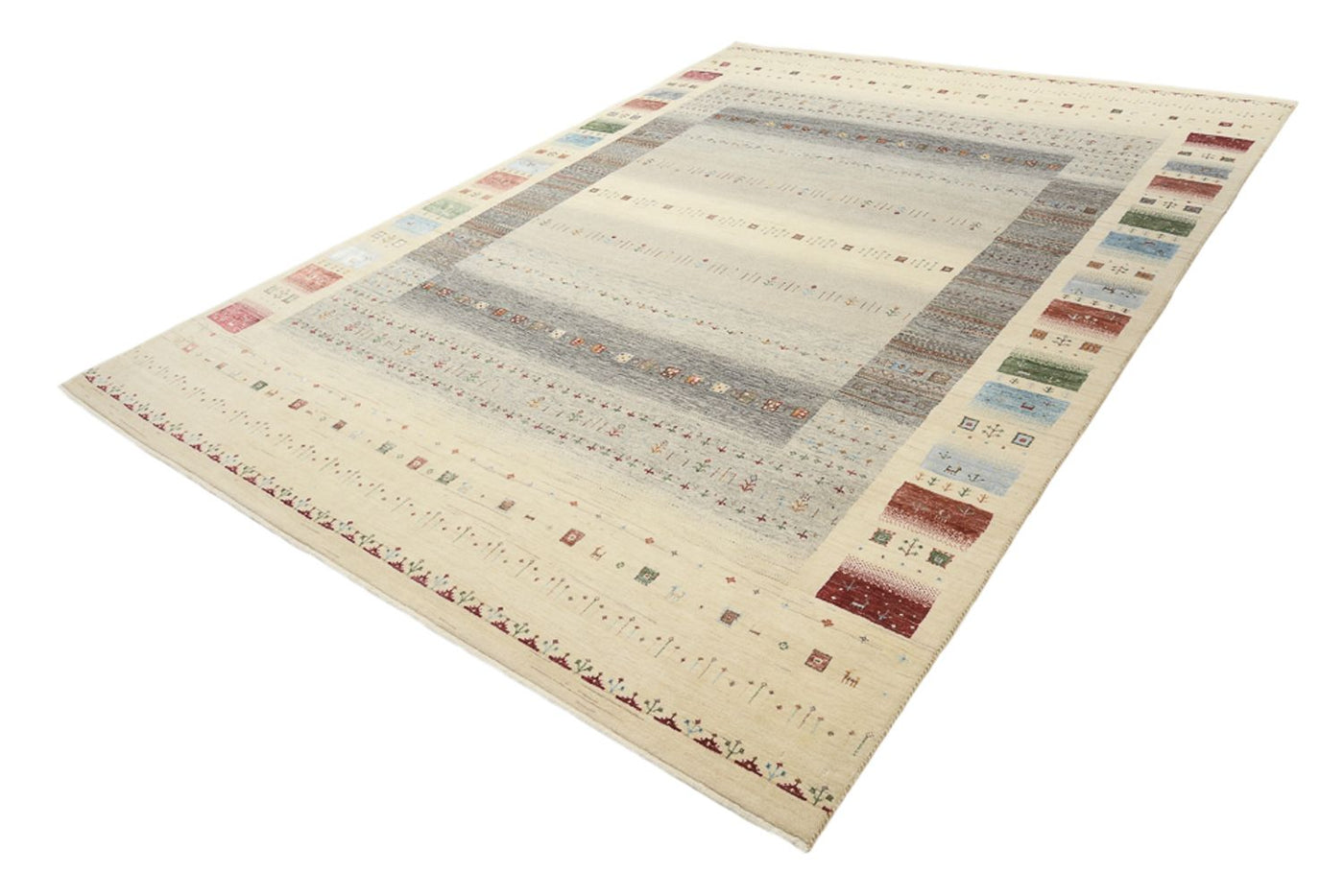 Indo Loribaft Teppich 351x248cm - Wollteppich