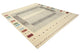 Gabbeh Teppich - Loribaft Indus - 304 x 251 cm - hellbeige