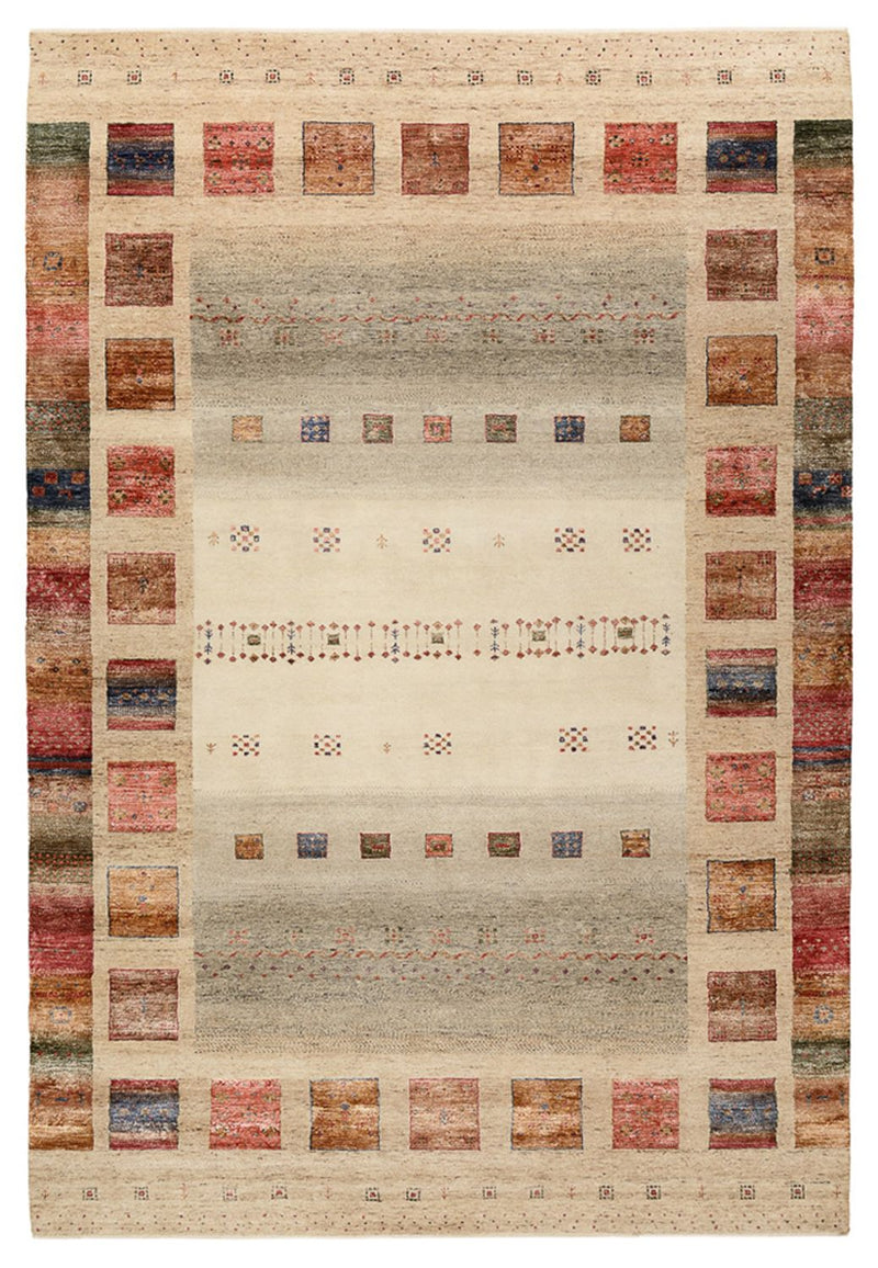 Gabbeh Teppich - Loribaft Indus - 302 x 205 cm - mehrfarbig