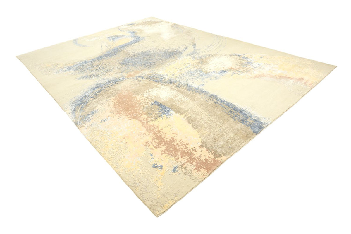 Designer Teppich - 372 x 281 cm - hellbeige