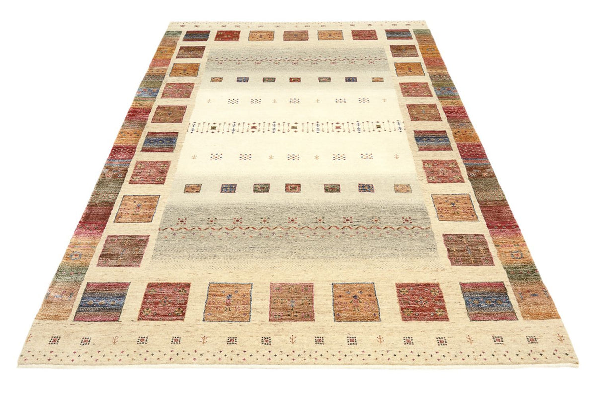 Gabbeh Teppich - Loribaft Indus - 244 x 175 cm - mehrfarbig