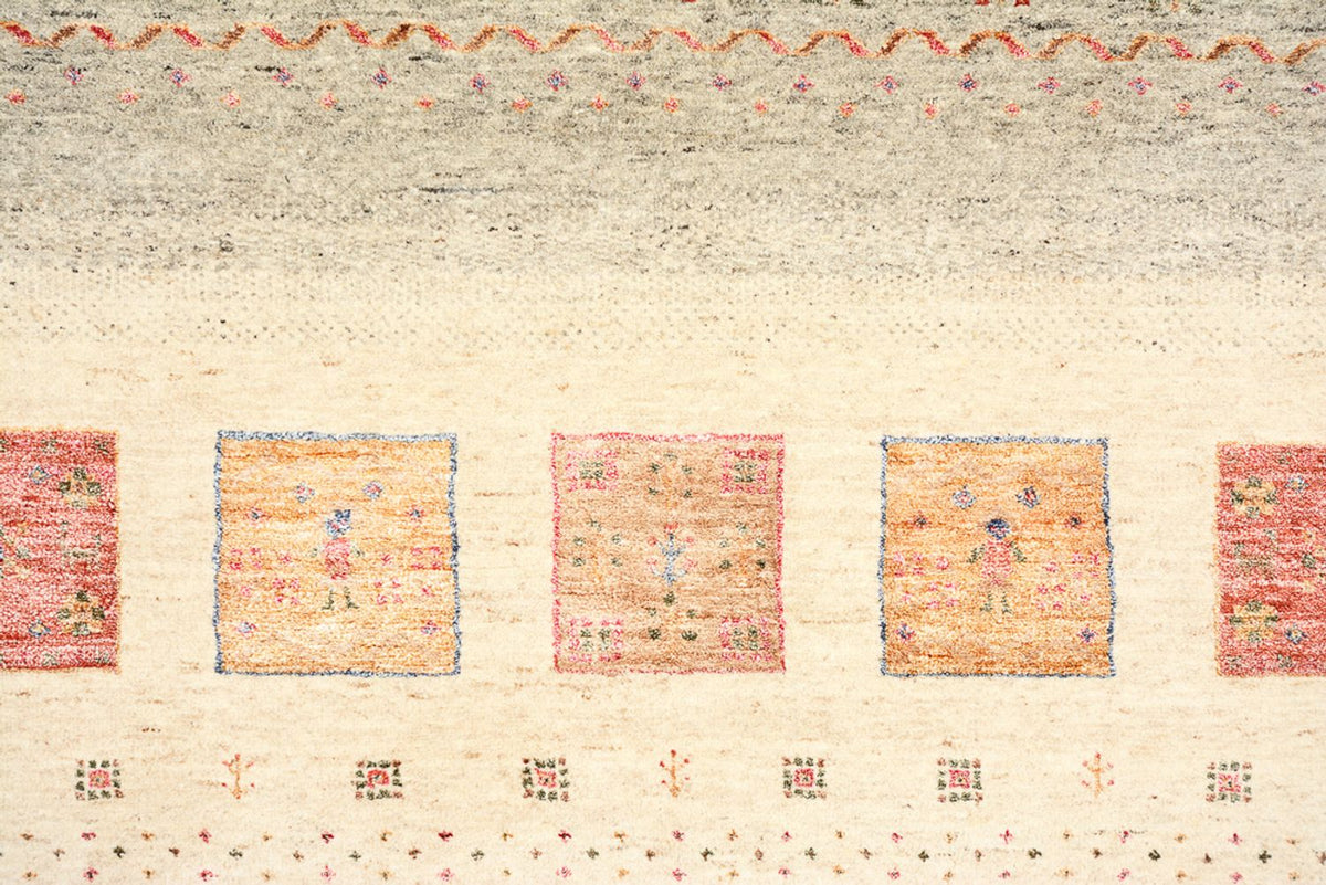 Gabbeh Teppich - Loribaft Indus - 244 x 175 cm - mehrfarbig