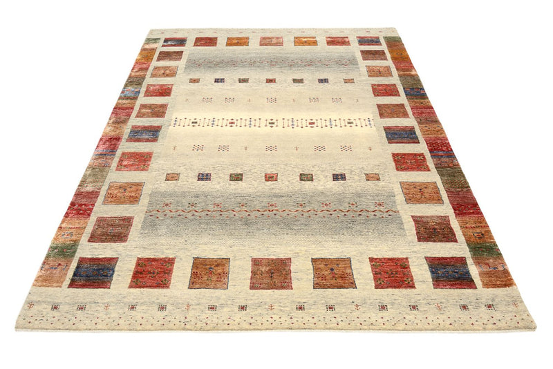 Gabbeh Teppich - Loribaft Indus - 239 x 174 cm - mehrfarbig
