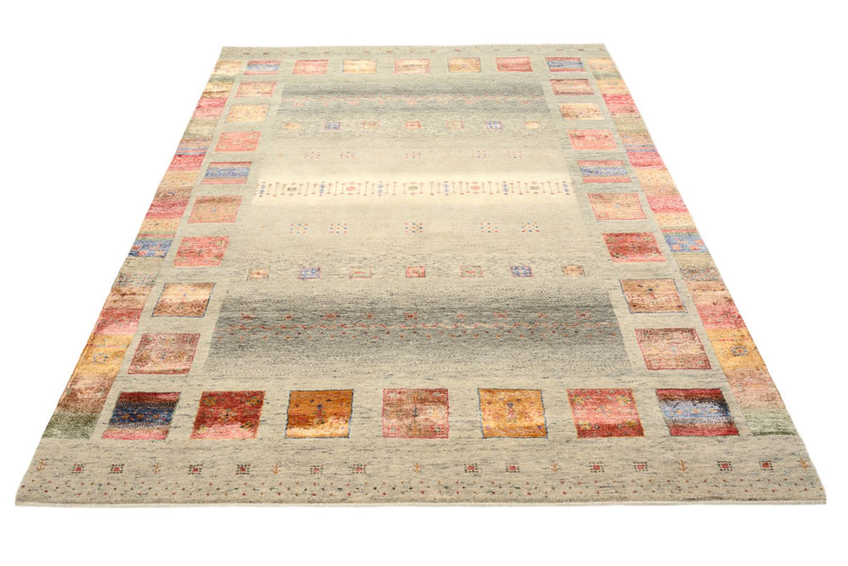 Gabbeh Teppich - Loribaft Indus - 239 x 174 cm - mehrfarbig