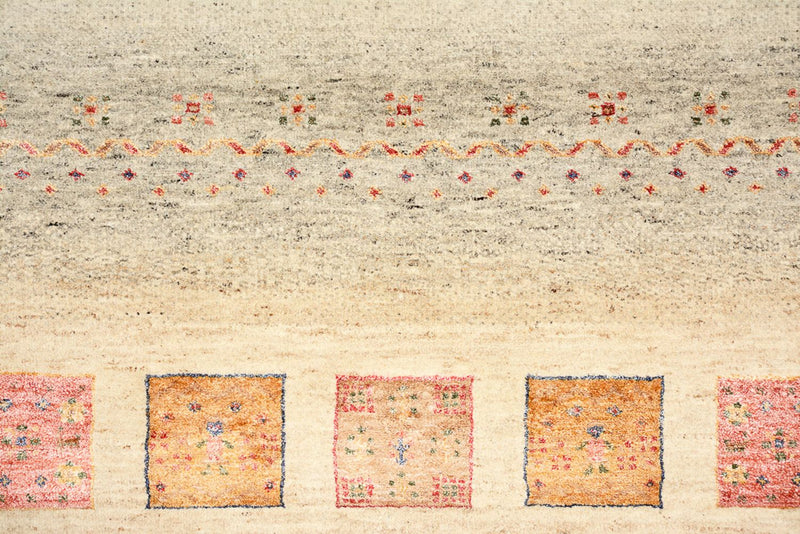 Gabbeh Teppich - Loribaft Indus - 205 x 153 cm - mehrfarbig