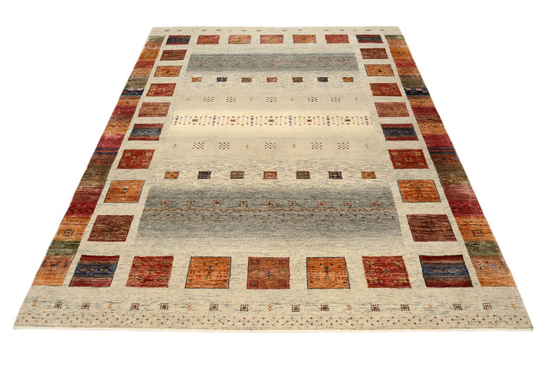 Gabbeh Teppich - Loribaft Indus - 235 x 170 cm - mehrfarbig