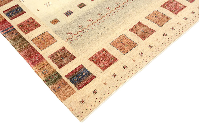 Gabbeh Teppich - Loribaft Indus - 241 x 164 cm - mehrfarbig