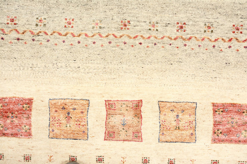 Gabbeh Teppich - Loribaft Indus - 241 x 164 cm - mehrfarbig